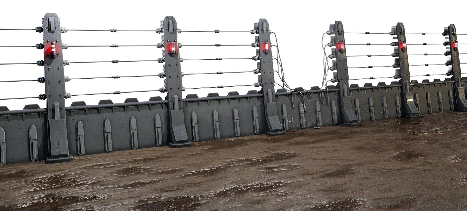 Call of Duty Primal Raid Containment Fence 02